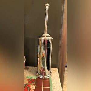 - New silver  - Bath R&K Toilet Brush and Holder